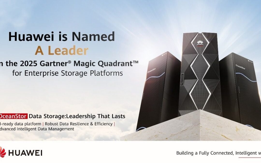 Huawei es nombrada Líder en el Gartner® Magic Quadrant™ (Cuadrante Mágico de Gartner®) para Plataformas de Almacenamiento Empresarial, 2025